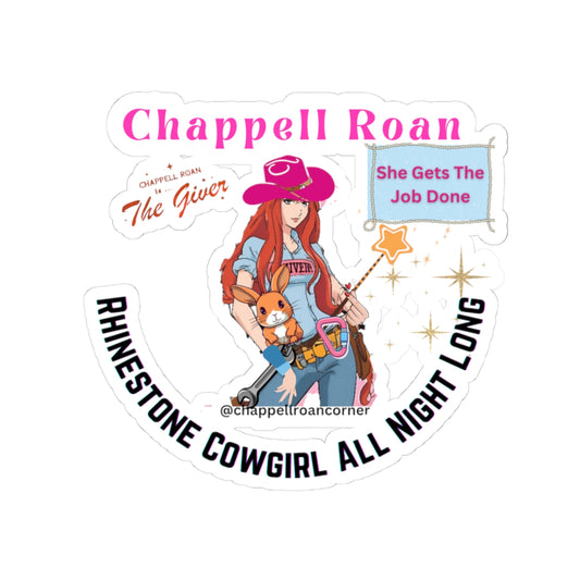 Chappell Roan. Rhinestone Cowgirl Kiss-Cut Stickers - Perfect for Gifts and Decor