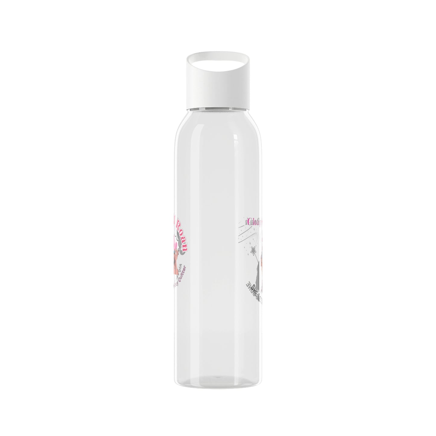 Motivational Sky Water Bottle - Reusable Clear Drinking Bottle for Outdoors & Fitness