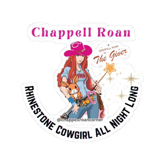 Rhinestone Cowgirl Kiss-Cut Stickers | Chappell Roan Design