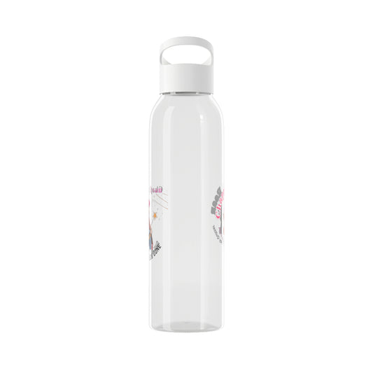 Motivational Sky Water Bottle - Reusable Clear Drinking Bottle for Outdoors & Fitness